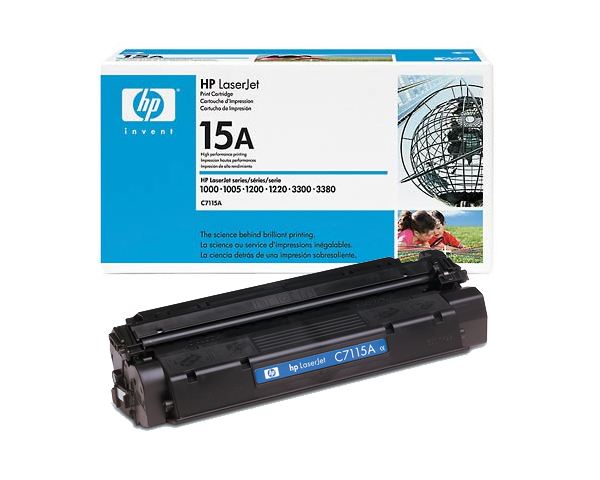 Mực in Laser đen trắng HP C7115A - 15A Dùng cho máy HP LJ 1000/1200/1220/3300/3380 Mực in Laser đen trắng HP C7115A - 15A Dùng cho máy HP LJ 1000/1200/1220/3300/3380